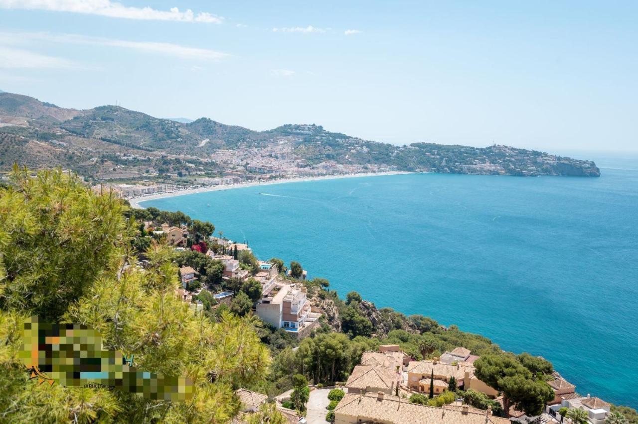 Vista Bahia Con Piscinas, Parking Y Terraza Lejlighed La Herradura  Eksteriør billede